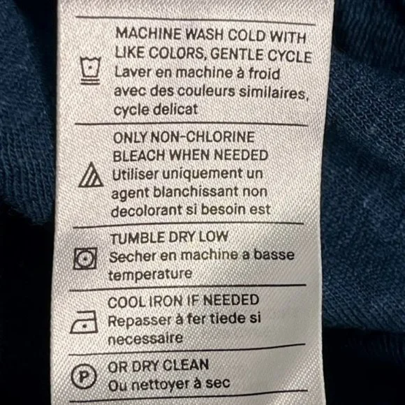 Vince Men's Slim Fit Linen & Cotton T-Shirt - Heathered Blue - L - Picture 9 of 10